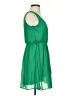 BCX 100% Polyester Solid Green Casual Dress Size XS - photo 4