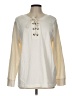 Old Navy Ivory Long Sleeve Blouse Size L - photo 1