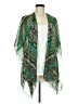 Silhouette 100% Polyester Green Kimono One size (estimated) - photo 1