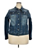 White Mark Blue Denim Jacket Size 2X - photo 1