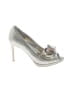 MoDA Metallic Silver Heels Size 6 1/2 - photo 1