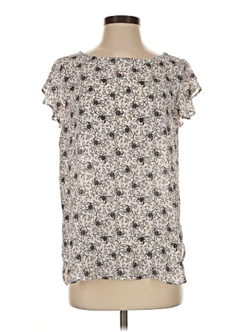 Ann Taylor LOFT Outlet Short Sleeve Blouse (view 1)