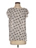 Ann Taylor LOFT Outlet 100% Polyester Ivory Short Sleeve Blouse Size S - photo 1