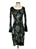 Peruvian Connection Print Teal Cocktail Dress Size XS - photo 1