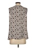 Ann Taylor LOFT Outlet 100% Polyester Gray Sleeveless Blouse Size S - photo 2