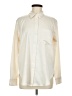 Gap 100% Polyester Solid Ivory Long Sleeve Blouse Size M - photo 1