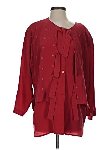 Preston & York 3/4 Sleeve Silk Top (view 1)