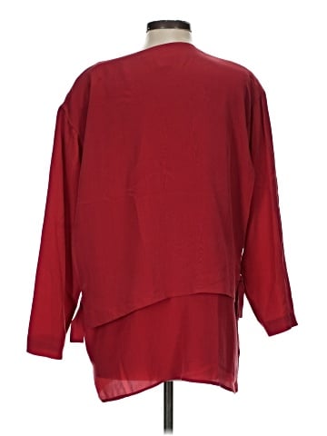 Preston & York 3/4 Sleeve Silk Top (view 2)