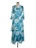 Taylor 100% Polyester Blue Cocktail Dress Size 14 - photo 1