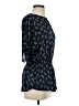 Xhilaration 100% Polyester Blue Short Sleeve Blouse Size S - photo 4