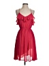 Double Zero Hearts Red Cocktail Dress Size S - photo 1