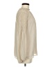 DR2 100% Polyester Ivory Tan Long Sleeve Blouse Size S - photo 4