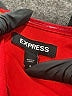 Express Color Block Red Jumpsuit Size 8 - photo 4