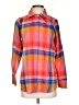 Soft Surroundings 100% Cotton Color Block Orange Long Sleeve Blouse Size XS - photo 1