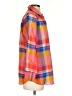 Soft Surroundings 100% Cotton Color Block Orange Long Sleeve Blouse Size XS - photo 4