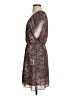 Outback Red 100% Polyester Paisley Brown Casual Dress Size S - photo 5