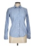 J.Crew 365 Stripes Blue Long Sleeve Button-Down Shirt Size 6 - photo 1