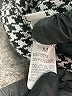 Shein Checkered-gingham Black Coat Size M - photo 7
