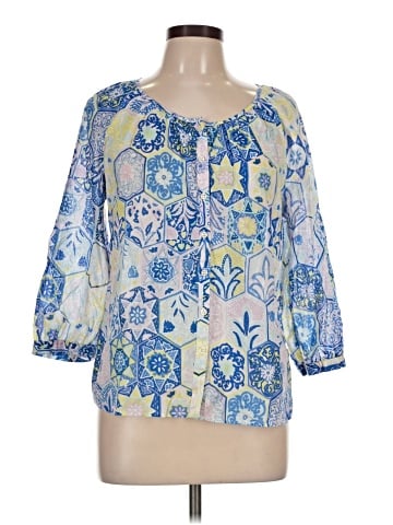 Talbots 3/4 Sleeve Blouse (view 1)