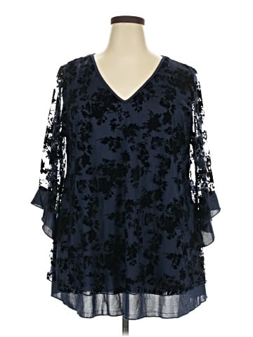 BLOOMCHIC 3/4 Sleeve Blouse (view 1)