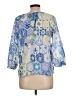 Talbots Blue 3/4 Sleeve Blouse Size Lg Petite - photo 2