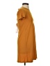 Unbranded Solid Orange Casual Dress Size XS - photo 4