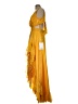 Mac Duggal 100% Polyester Yellow Cocktail Dress Size 10 - photo 5