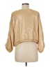 Gibson 100% Polyester Metallic Gold Jacket Size M - photo 2
