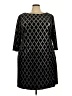JH Evenings Argyle Black Cocktail Dress Size 22 - photo 1