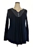 Unbranded Blue Long Sleeve Blouse Size XXL - photo 1