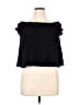 Mossimo Supply Co. 100% Rayon Black Short Sleeve Top Size XXL - photo 1