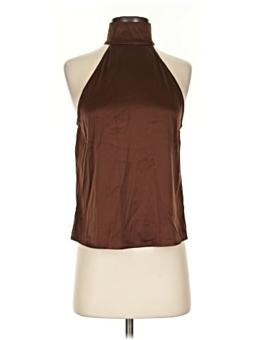 Anine Bing Sleeveless Silk Top (view 1)