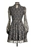 Lulus 100% Polyester Paisley Gray Blue Cocktail Dress Size S - photo 2