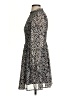 Lulus 100% Polyester Paisley Gray Blue Cocktail Dress Size S - photo 5