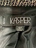 Kasper Houndstooth Gray Blazer Size 16 Petite - photo 6