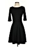 Forever 21 Solid Black Casual Dress Size S - photo 1