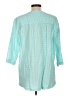 Lulu-B Teal 3/4 Sleeve Blouse Size L - photo 2
