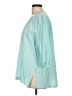Lulu-B Teal 3/4 Sleeve Blouse Size L - photo 5