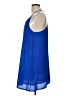 Infinity 100% Polyester Solid Blue Casual Dress Size L - photo 5