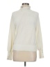 White + Warren Solid Ivory White Turtleneck Sweater Size M (estimated) - photo 1