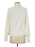 White + Warren Solid Ivory White Turtleneck Sweater Size M (estimated) - photo 2