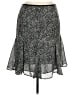 Dana Buchman 100% Polyester Chevron-herringbone Black Casual Skirt Size 14 - photo 1