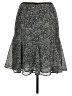 Dana Buchman 100% Polyester Chevron-herringbone Black Casual Skirt Size 14 - photo 2