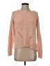 Pure Rebel 100% Cotton Solid Pink Pullover Sweater Size S - photo 1