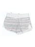 Athleta 100% Linen Stripes White Shorts Size 2 - photo 1
