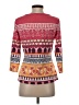 J. McLaughlin Red 3/4 Sleeve Top Size S - photo 2