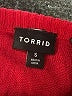 Torrid 100% Cotton Red Pullover Sweater Size 5X Plus (5) - photo 7