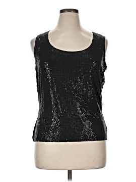 St. John Caviar Sleeveless Top