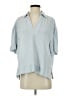 Faherty 100% Cotton Blue 3/4 Sleeve Blouse Size S - photo 1