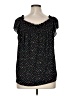 CeCe Black Sleeveless Blouse Size XL - photo 2